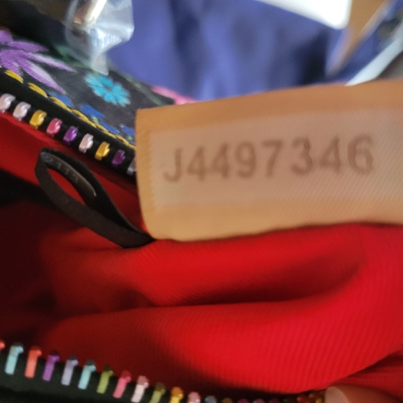 Dooney & Bourke Classic Satchel Black Floral Coated Fabric ~ NWT ~ Stunning! - Picture 11 of 16